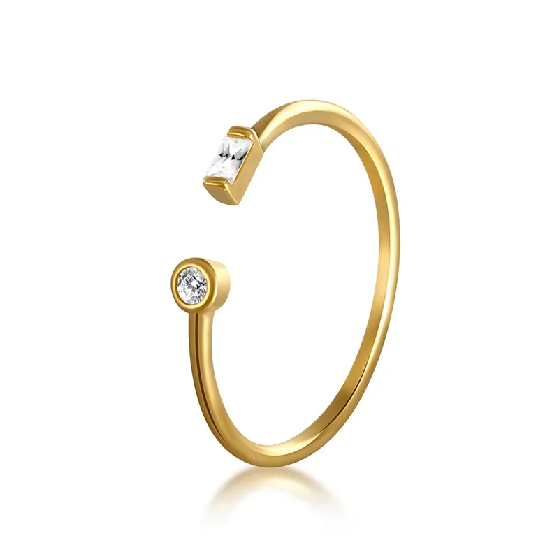 Japanese and Korean style fashion S925 sterling silver minimalist geometric diamond couple ring
Japanese and Korean style fashion S925 sterling silver minimalist geometric diamond couple ring