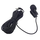 Car Microphone External Assembly Wired 3.5MM Jack Plug Clip-on MIC Car Bluetooth Audio Stereo Microphone