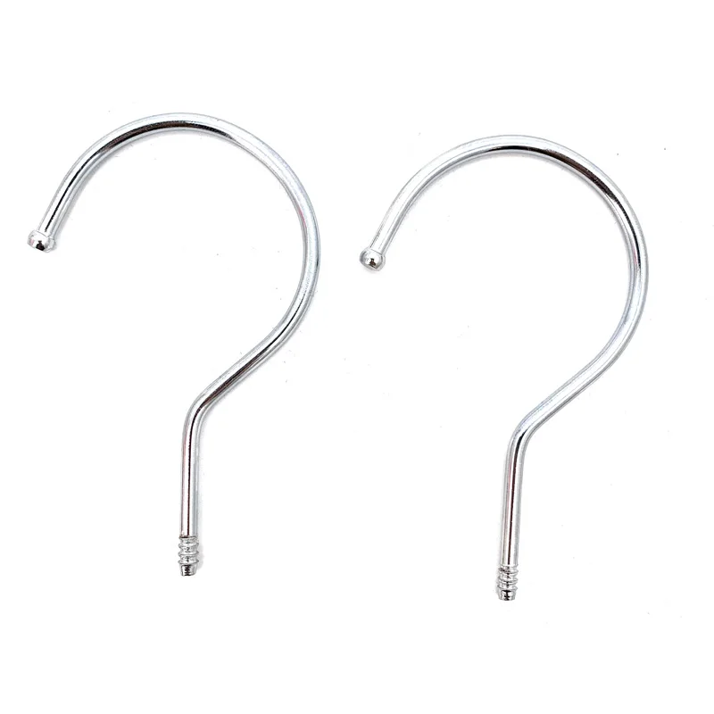RTS HHanger Metal Chrome threaded Hooks for Wooden Plastic Clothes Hangers 500pcs
RTS HHanger Metal Chrome threaded Hooks for Wooden Plastic Clothes Hangers 500pcs