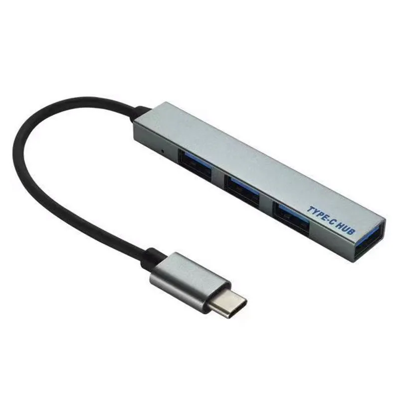 Type C HUB 4 Port USB-C to USB 2.0 Splitter Converter OTG Adapter Cable for Pro PC Laptop Notebook Accessories, Silver , black
Type C HUB 4 Port USB-C to USB 2.0 Splitter Converter OTG Adapter Cable for Pro PC Laptop Notebook Accessories, Silver , black