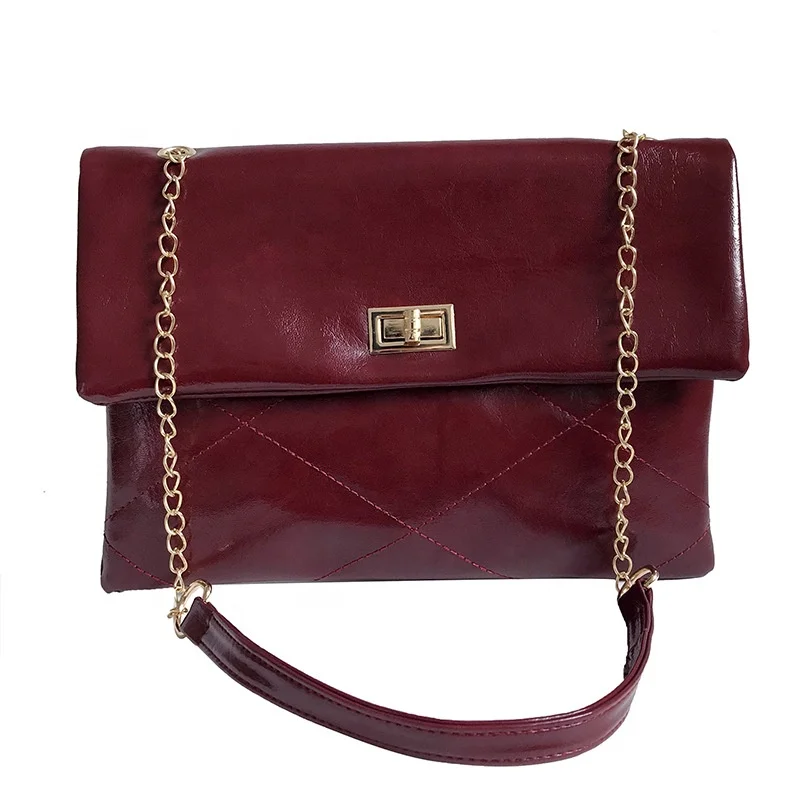 Fashion Envelop Shape Vintage Pu Leather Small Cross body Shoulder Bag Ladies Purse Women Handbag With Chain, Red, brown, black
Fashion Envelop Shape Vintage Pu Leather Small Cross body Shoulder Bag Ladies Purse Women Handbag With Chain, Red, brown, black