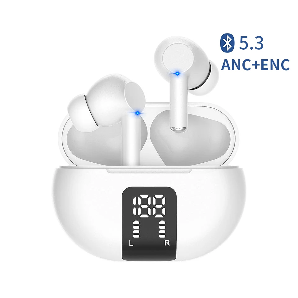

Fone De Ouvido headphones Audifono 5.3 Earbuds Ear Buds Tws Wireless Bluetooth active Noise Cancelling Earphones With Enc Anc