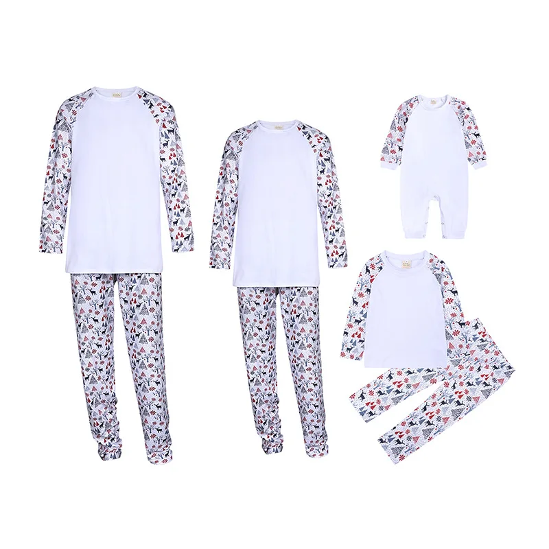Blank Customize Pajamas Long Sleeve Family Matching Pajamas Set Polyester Christmas Pajamas, As picture
Blank Customize Pajamas Long Sleeve Family Matching Pajamas Set Polyester Christmas Pajamas, As picture