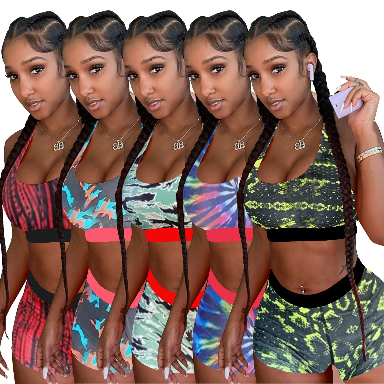 hot shorts fitness sports suits women summer clothing sets two pieces crop tops shorts tracksuits
hot shorts fitness sports suits women summer clothing sets two pieces crop tops shorts tracksuits
