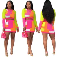 09AF364 wholesale fashion contrast color print crop top Hot Shorts 2 Piece Pants/Skirts Sets Women
09AF364 wholesale fashion contrast color print crop top Hot Shorts 2 Piece Pants/Skirts Sets Women