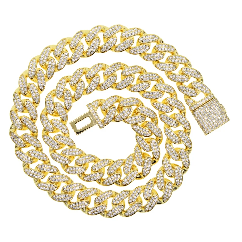 2021 New hip hop wide Cuban Miami Chain Necklace CZ paved Heavy Silver gold color Chain for Men women Hip Hop Rock jewelry, Black
2021 New hip hop wide Cuban Miami Chain Necklace CZ paved Heavy Silver gold color Chain for Men women Hip Hop Rock jewelry, Black