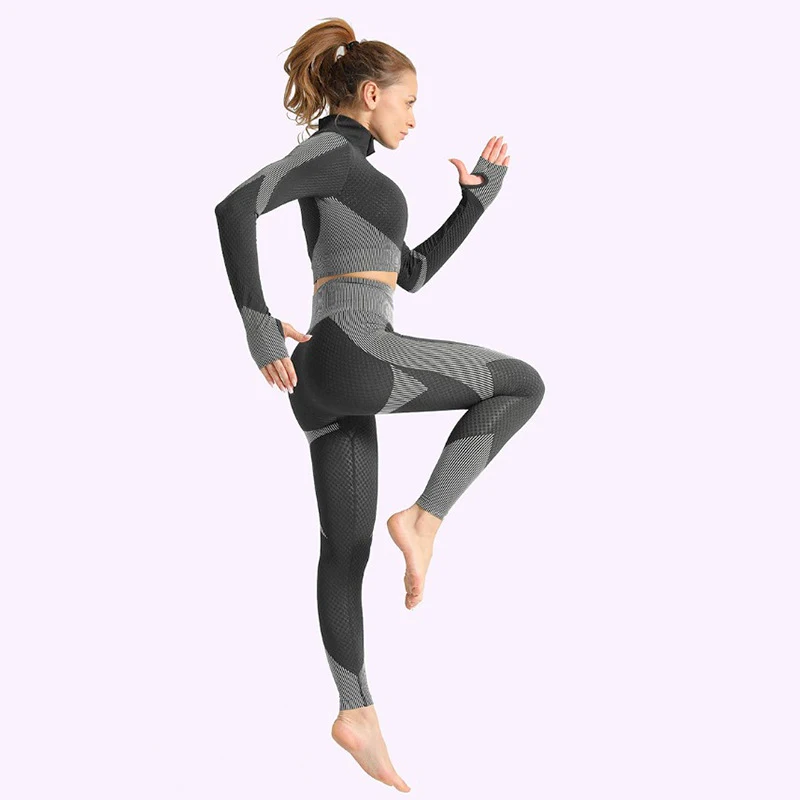 Fitness tights cross-border hip lifting gradual yoga clothing women comfortable yoga set high waist seamless yoga suit, Customized colors
Fitness tights cross-border hip lifting gradual yoga clothing women comfortable yoga set high waist seamless yoga suit, Customized colors