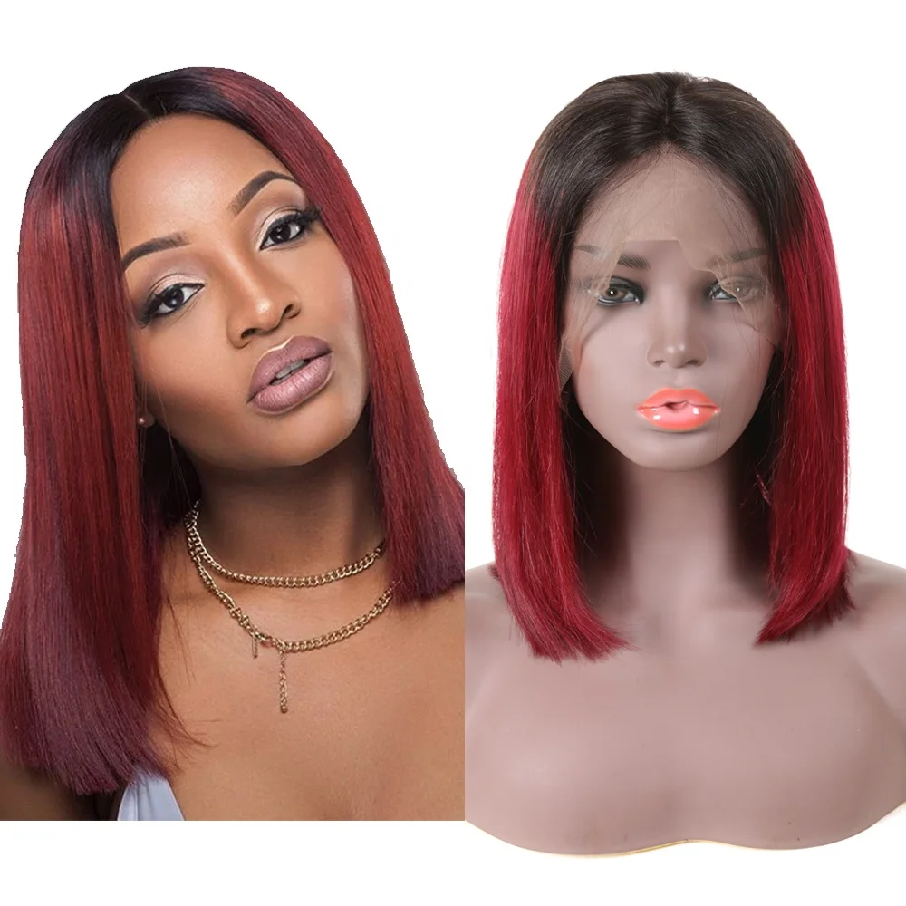 Wholes10inch 100%Remy Brazilian Human Hair Bob Lace Front wigs,Short Straight Burgundy Red Free Part Wigs for Black Women
Wholes10inch 100%Remy Brazilian Human Hair Bob Lace Front wigs,Short Straight Burgundy Red Free Part Wigs for Black Women
