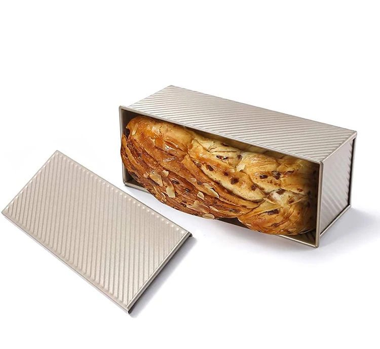 Rectangular Loaf Pan Carbon Steel Non-stick Bellows with Cover Toast Box Mold Bread Mold Eco-Friendly Baking Tools for Cakes
Rectangular Loaf Pan Carbon Steel Non-stick Bellows with Cover Toast Box Mold Bread Mold Eco-Friendly Baking Tools for Cakes