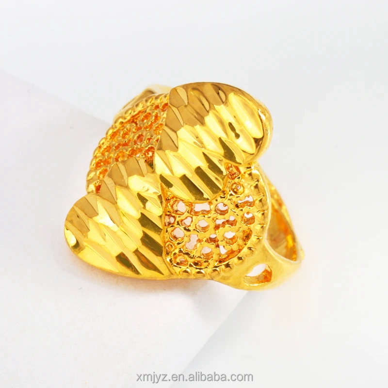 Double Love Open Ring Female Simple Retro Ring Brass Gold-Plated Ring Female Ins Does Not Fade
Double Love Open Ring Female Simple Retro Ring Brass Gold-Plated Ring Female Ins Does Not Fade