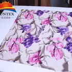 polyester large scale floral print sofa textile fabric,cloth materials blackout curtain fabric with flowers