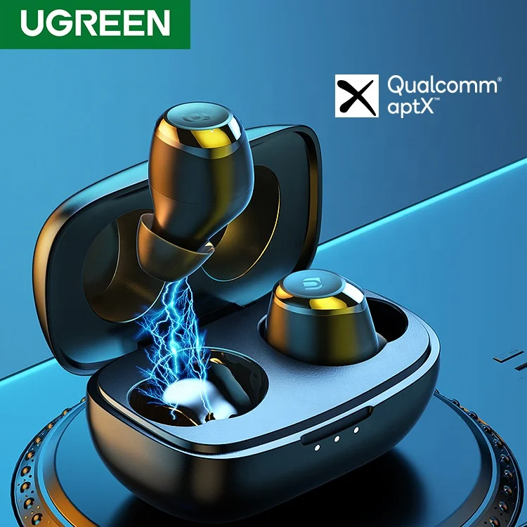 UGREEN HiTune TWS Headphones Wireless Earphones aptX with Ture Q Chip True Wireless Stereo Earbuds Headset Headphone
UGREEN HiTune TWS Headphones Wireless Earphones aptX with Ture Q Chip True Wireless Stereo Earbuds Headset Headphone