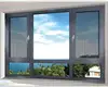 Australia Standard Powder Coating White Black Color Slim Frame Aluminum Sliding Window For Container House