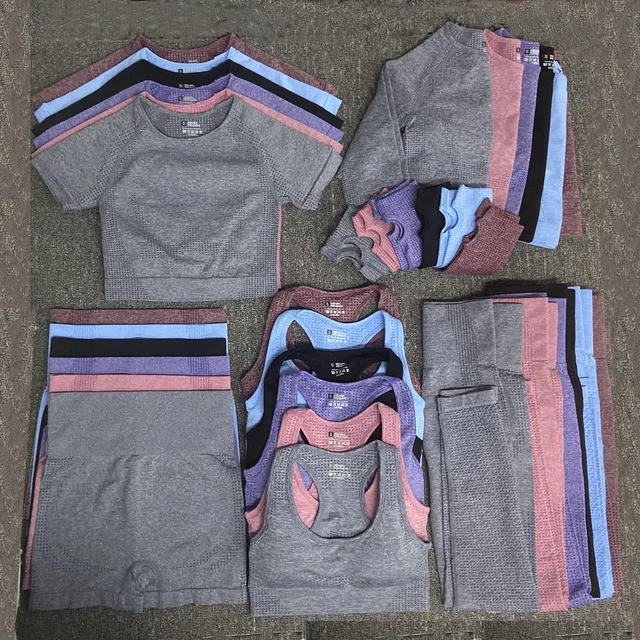 activewear yoga outfit women sets womens custom 2 piece leggings plus size seamless yoga fitness set
activewear yoga outfit women sets womens custom 2 piece leggings plus size seamless yoga fitness set