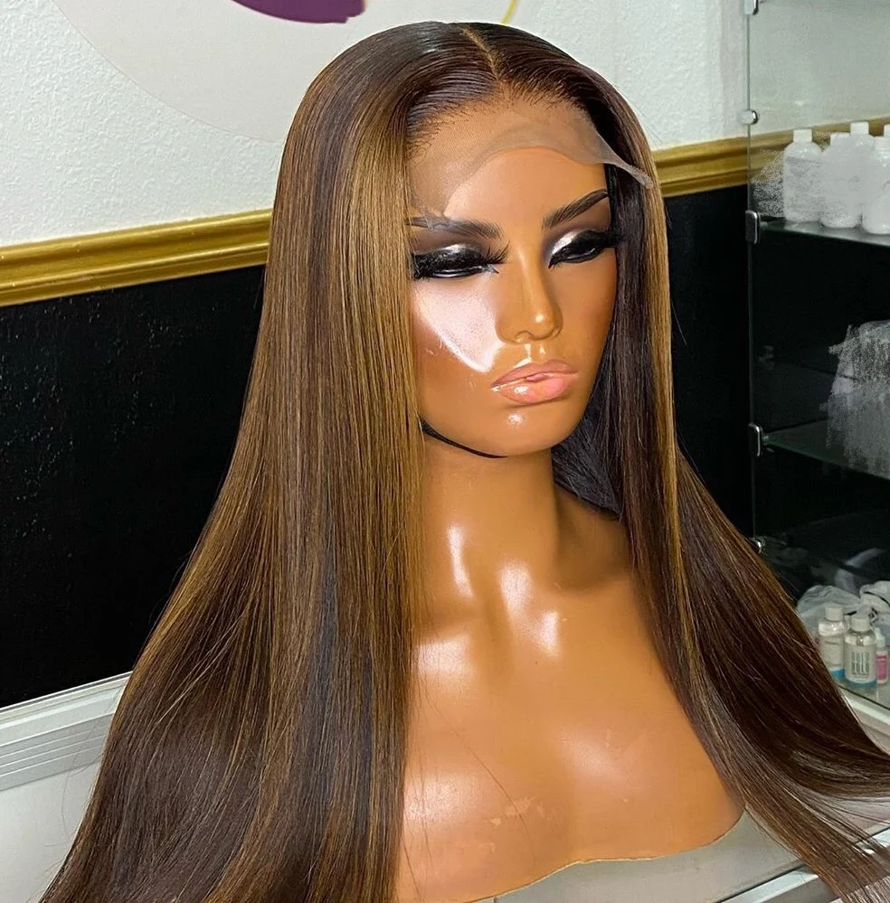 Ombre Dark Brown Color Long Straight Hair Swiss Lace Wig For Black Women 100 Brazilian Virgin Human Hair Lace Front Wigs
Ombre Dark Brown Color Long Straight Hair Swiss Lace Wig For Black Women 100 Brazilian Virgin Human Hair Lace Front Wigs