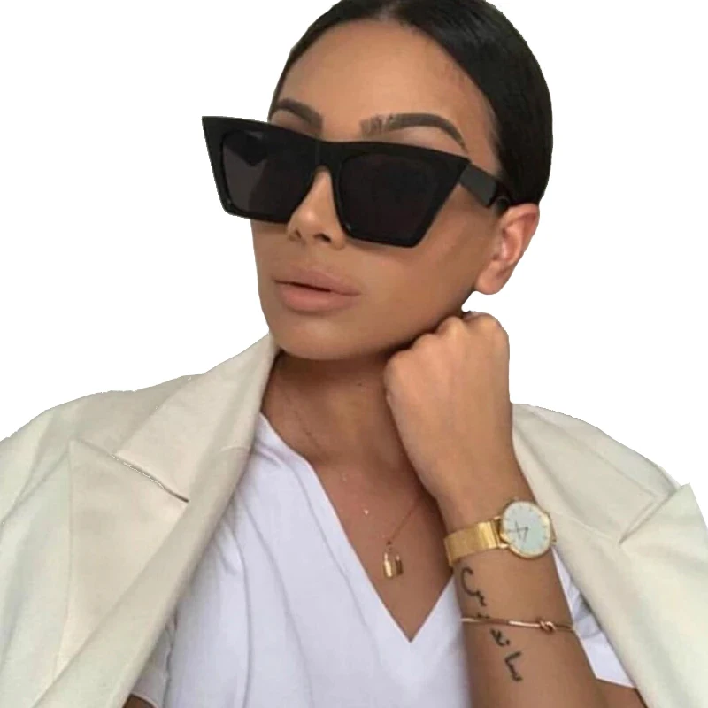 Vintage Unisex Cat Eye Design Large Frame Square Retro Beach Eyewear Women Sunglasses Cat Eye Sunglasses UV400, 6 colors
Vintage Unisex Cat Eye Design Large Frame Square Retro Beach Eyewear Women Sunglasses Cat Eye Sunglasses UV400, 6 colors