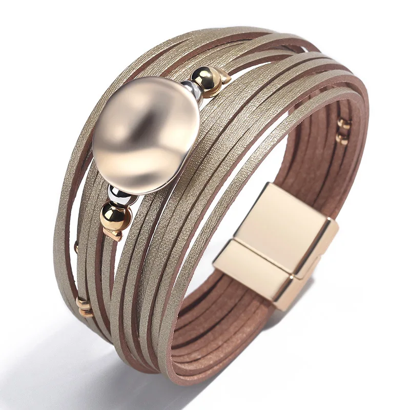 2021 European and American style new leather Beaded Bracelet Diamond Yoga women's bracelet jewelry wholesale
2021 European and American style new leather Beaded Bracelet Diamond Yoga women's bracelet jewelry wholesale