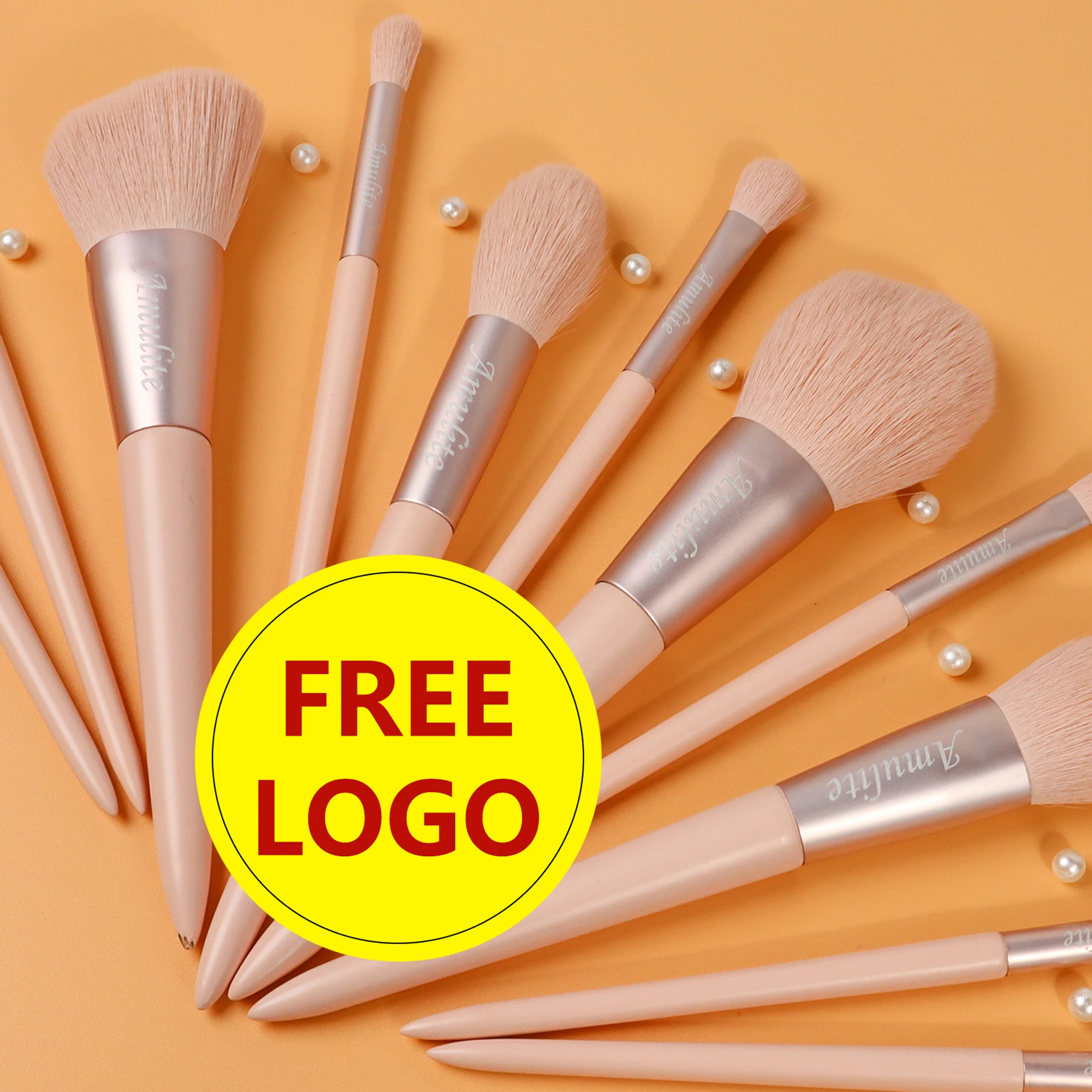 11pieces vegan Pink 2021 High Quality Vegan Cruelty free Private Label makeup brushes set with bag
11pieces vegan Pink 2021 High Quality Vegan Cruelty free Private Label makeup brushes set with bag