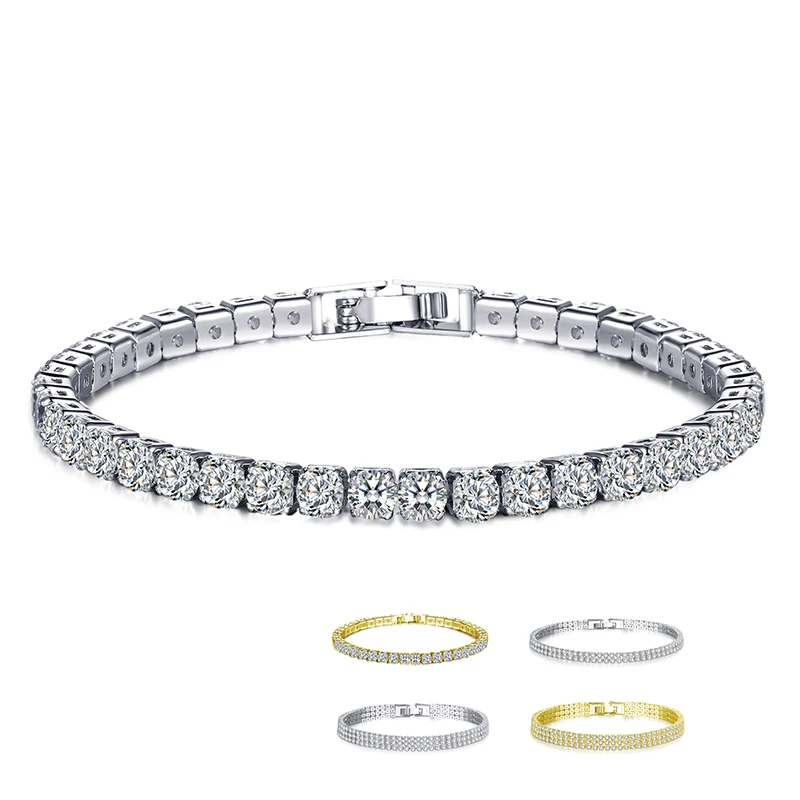 2019 Round Zircon Copper Charm Bracelets for Women Shining Crystal Friendship Bracelet (KB8212), As picture
2019 Round Zircon Copper Charm Bracelets for Women Shining Crystal Friendship Bracelet (KB8212), As picture