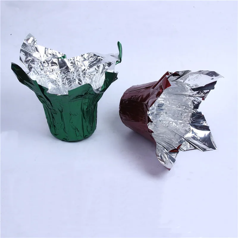 Plastic Decorative Metallic Pot Cover/pzg Pot Cover/wrapping Buy