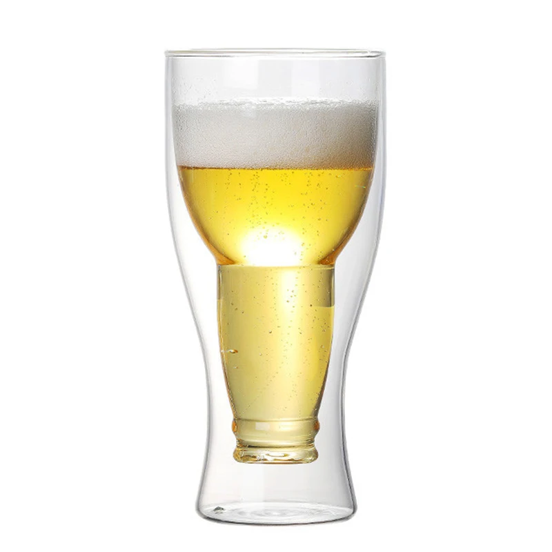 Telsen Wholesale Clear Double Wall Beer Glasses Cup Large Capacity Beer Glass Set Double Beer Mug 200-350ML
Telsen Wholesale Clear Double Wall Beer Glasses Cup Large Capacity Beer Glass Set Double Beer Mug 200-350ML