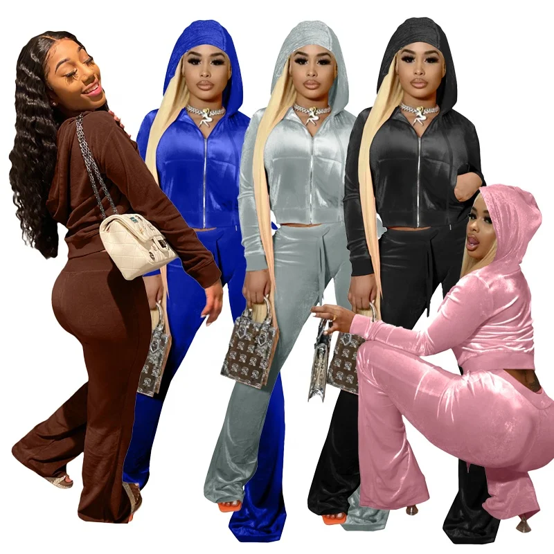 Hot Sale Velvet Bell Bottom Tracksuit Fashion Xs Fall 2021 Women Clothes Trendy Womens Fall Two Piece Outfit Slim, As picture
Hot Sale Velvet Bell Bottom Tracksuit Fashion Xs Fall 2021 Women Clothes Trendy Womens Fall Two Piece Outfit Slim, As picture