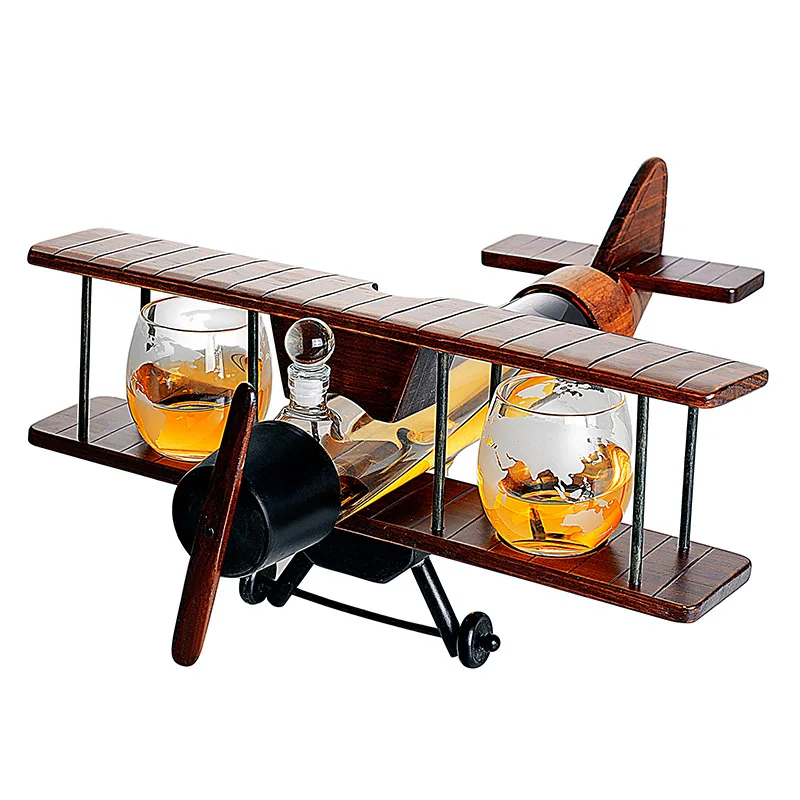 1L Crystal Personalized Antique Wood Whiskey wine Airplane Decanter Aircraft Gift Set for HOME BAR DECOR
1L Crystal Personalized Antique Wood Whiskey wine Airplane Decanter Aircraft Gift Set for HOME BAR DECOR