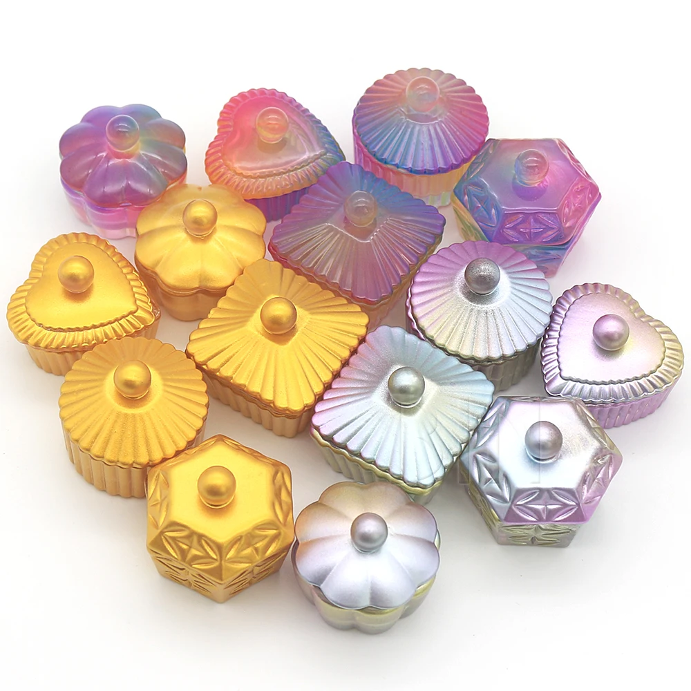 BIN Acrylic Liquid Crystal Cup Nail Art Tools Glass Dish Gold Rainbow Color Glass Cup With Cap
BIN Acrylic Liquid Crystal Cup Nail Art Tools Glass Dish Gold Rainbow Color Glass Cup With Cap