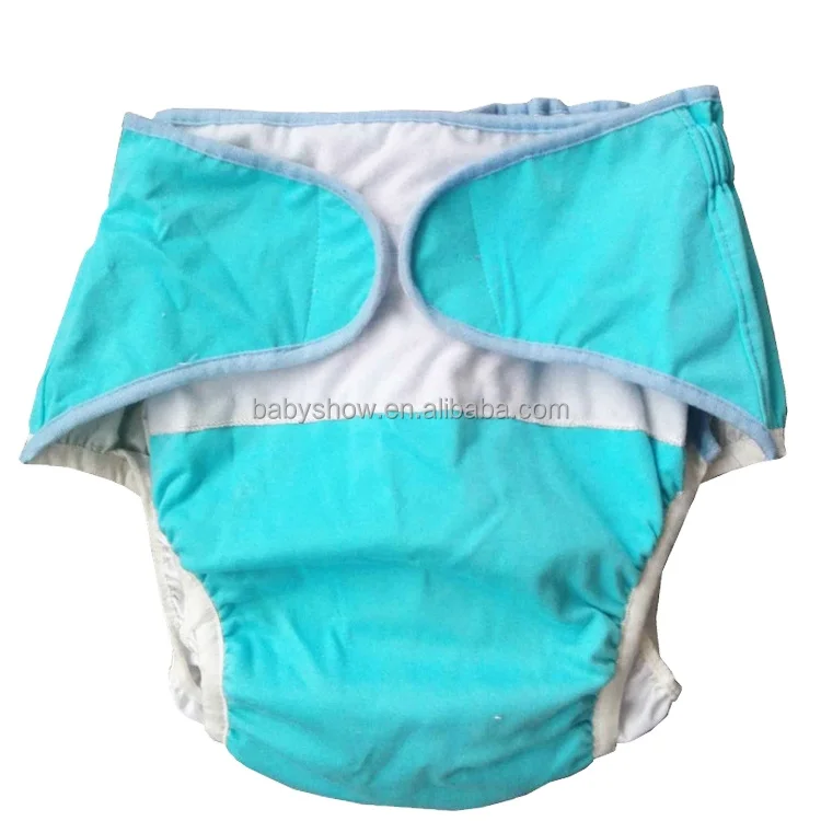 babyshow Pul Fabric Wholesale Reusable Waterproof Square Magic Tape Adult Cloth Diaper Adult Cloth Nappy Pant
