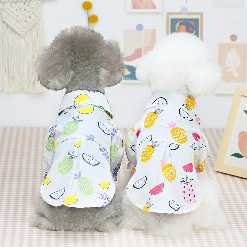 Daily Cotton Pet Cool Tee Spring Summer Breathable Dog Clothes Pineapple Dog Polo T-shirt Puppy Pineapple Shirt, Multicolor
Daily Cotton Pet Cool Tee Spring Summer Breathable Dog Clothes Pineapple Dog Polo T-shirt Puppy Pineapple Shirt, Multicolor