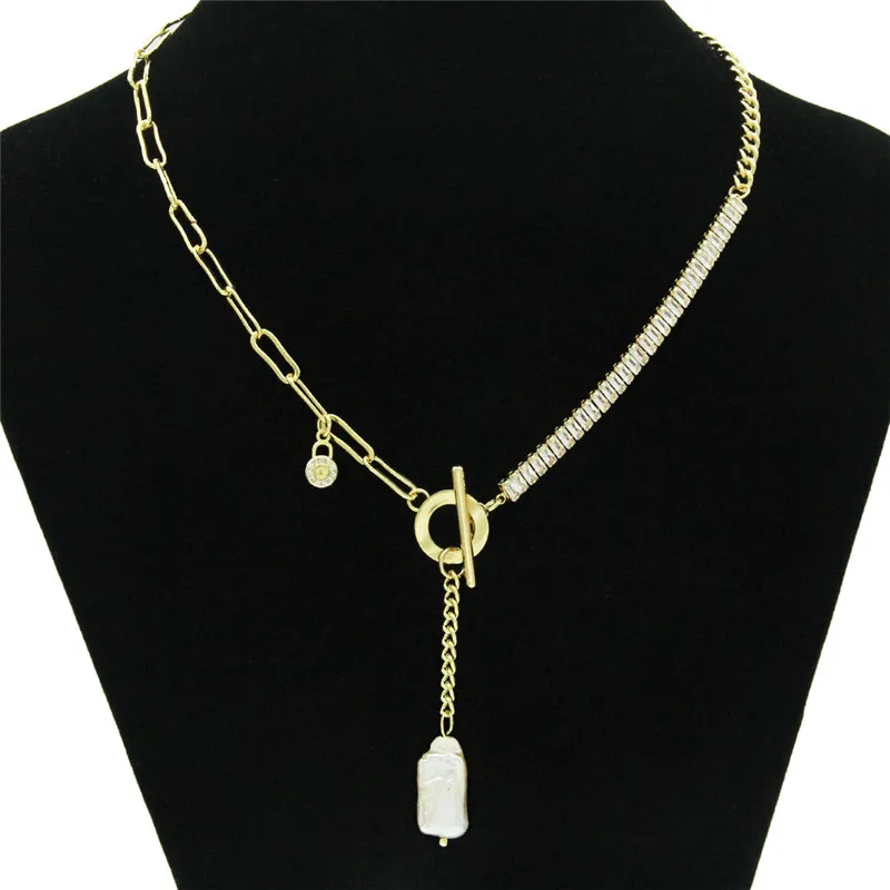NC-0663 Y-Shaped Clavicle Chain Fashionable Choker Necklace For Female Fashion Metal Chain Short Women Diamond Pearl Necklace, Mix
NC-0663 Y-Shaped Clavicle Chain Fashionable Choker Necklace For Female Fashion Metal Chain Short Women Diamond Pearl Necklace, Mix