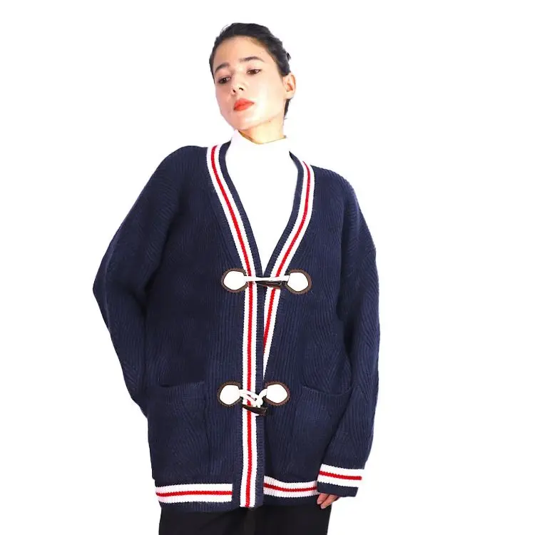 2021 fall winter new design oversize knit top coat cardigan women's sweaters, Customized color
2021 fall winter new design oversize knit top coat cardigan women's sweaters, Customized color