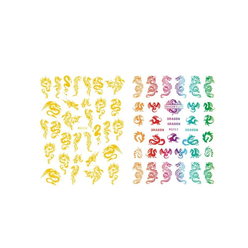 OEM 3D Special Colorful Golden Dragon Snake Chinese Dragon Pattern Nail Art Sticker High Quality Adhesive Nail Stickers, As shown
OEM 3D Special Colorful Golden Dragon Snake Chinese Dragon Pattern Nail Art Sticker High Quality Adhesive Nail Stickers, As shown