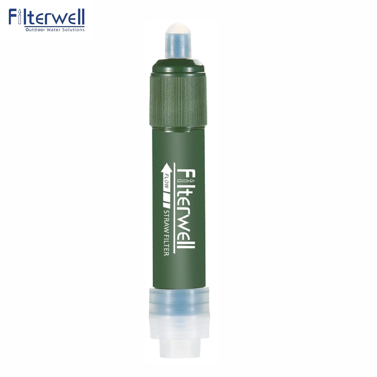 Filterwell Portable camping mini portable personal Life water filtration filter straw, Blue/army green
Filterwell Portable camping mini portable personal Life water filtration filter straw, Blue/army green
