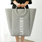 Amazon laundry seagrass basket hamper custom Folding Washing Bin