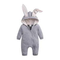 

Wholesale Fancy Infant Newborn Long Sleeve Rabbit Ears Baby Romper Bunny Clothes Rompers For Boys And Girls