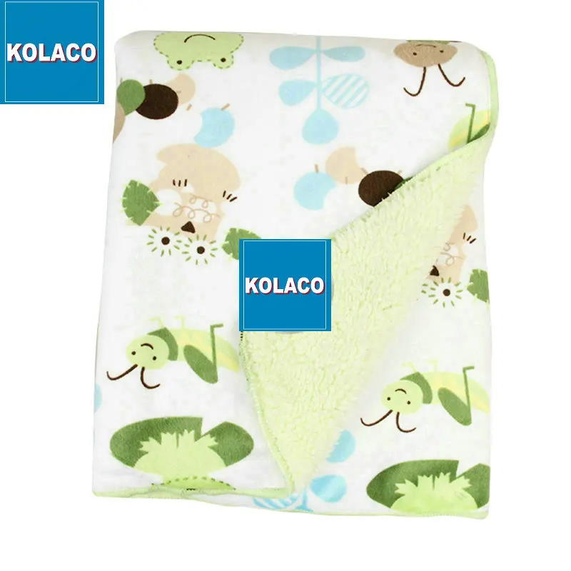 High quality softextile breathable  receiving unicorn baby muslin blanket