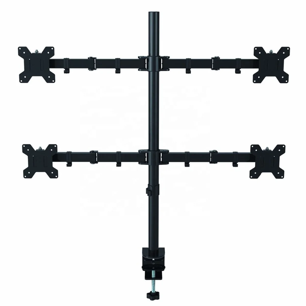 Four Flexible Computer Swing Arm Folding Table Monitor Arm Adjustable Tablet 10" - 27" Size Dual Monitor Stand, Black
Four Flexible Computer Swing Arm Folding Table Monitor Arm Adjustable Tablet 10" - 27" Size Dual Monitor Stand, Black