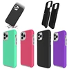 2 in 1 Double Layers Anti Slip TPU Plastic PC Shockproof Cell Phone Case For iPhone 11 Pro max