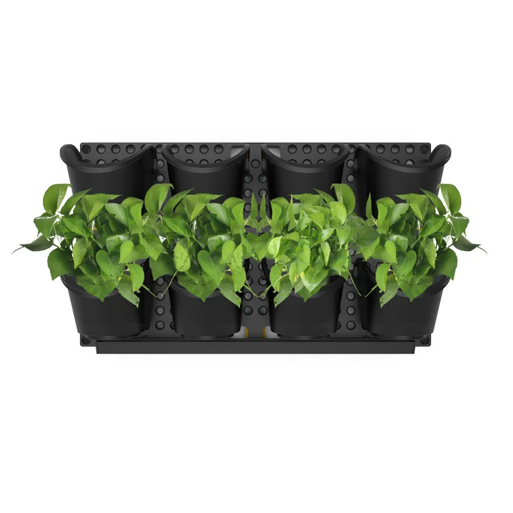 New Design Outdoor Wall Planter System Garden Pots Self Watering Indoor Planting Plastic Vertical Garden Plant Pot, Black
New Design Outdoor Wall Planter System Garden Pots Self Watering Indoor Planting Plastic Vertical Garden Plant Pot, Black