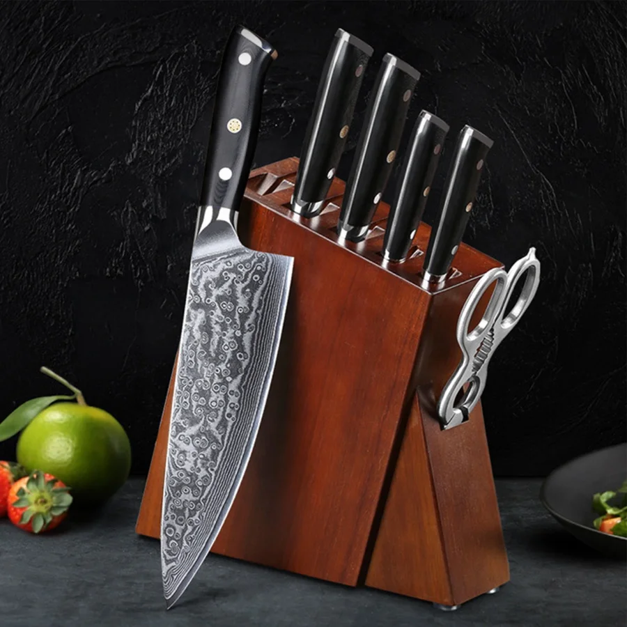 Ready TO SHIP Professional Japanese Damascus Steel Hand made 7 PCS Kitchen Gyuto Chef Knife Set
Ready TO SHIP Professional Japanese Damascus Steel Hand made 7 PCS Kitchen Gyuto Chef Knife Set