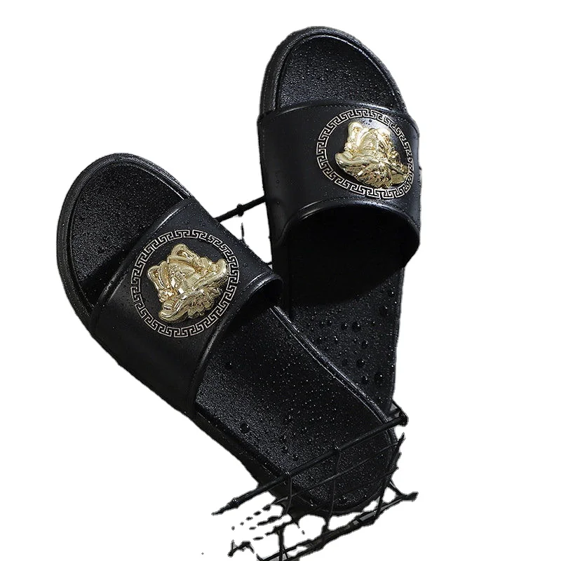 Wholesale Free Shipping New slippers men's summer fashion trend social personality antiskid thick sole beach shoes cool slippers
Wholesale Free Shipping New slippers men's summer fashion trend social personality antiskid thick sole beach shoes cool slippers
