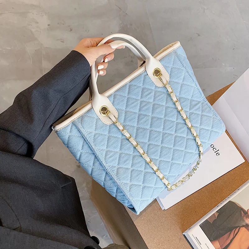 Drop shipping fashion customized designer bag bolso de mano large capacity canvas tote bag lattice diamond women handbag lady
Drop shipping fashion customized designer bag bolso de mano large capacity canvas tote bag lattice diamond women handbag lady