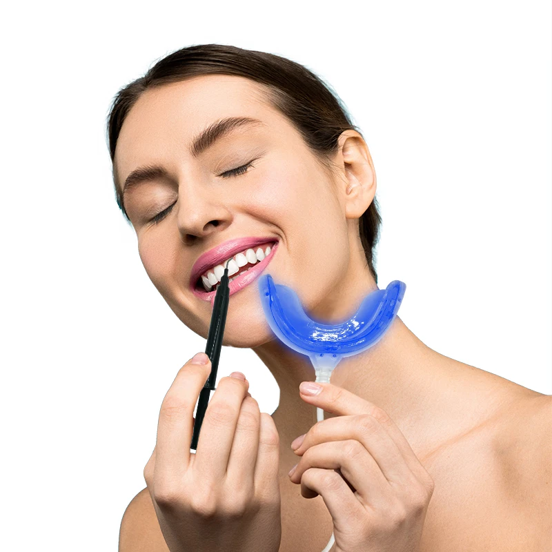 High Efficiency LED Teeth Whitening Private Logo Label Bleaching Gels Trays Home Tooth Whitening Kits Teeth Whitener
High Efficiency LED Teeth Whitening Private Logo Label Bleaching Gels Trays Home Tooth Whitening Kits Teeth Whitener