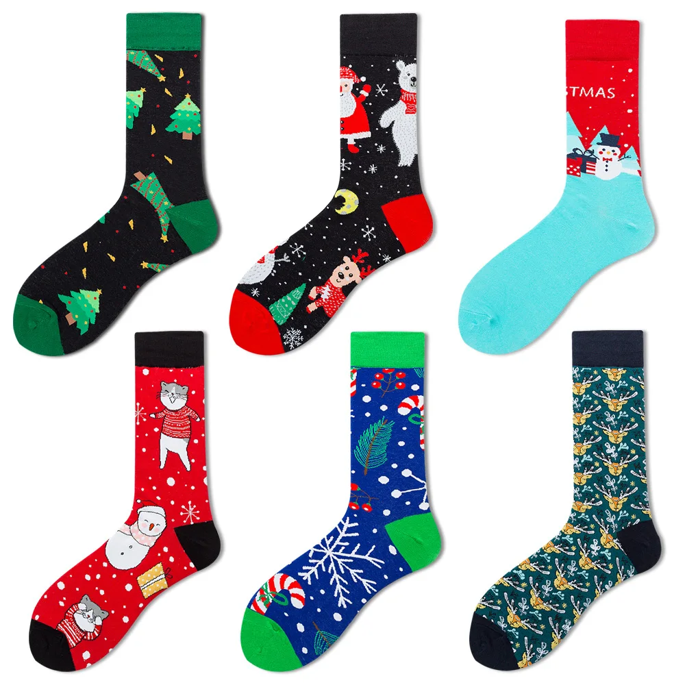Wholesale 27 Santa Claus snowman designs mens womens socks winter fashion cotton jacquard custom socks christmas socks
Wholesale 27 Santa Claus snowman designs mens womens socks winter fashion cotton jacquard custom socks christmas socks