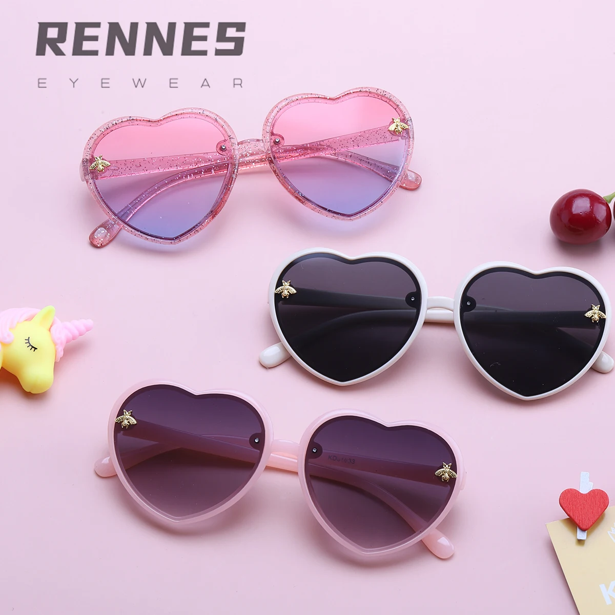 RENNES 2021REnnes New Korean style retro heart frame bee personalized children's sunglasses fashion children's sunglasses 61033
RENNES 2021REnnes New Korean style retro heart frame bee personalized children's sunglasses fashion children's sunglasses 61033