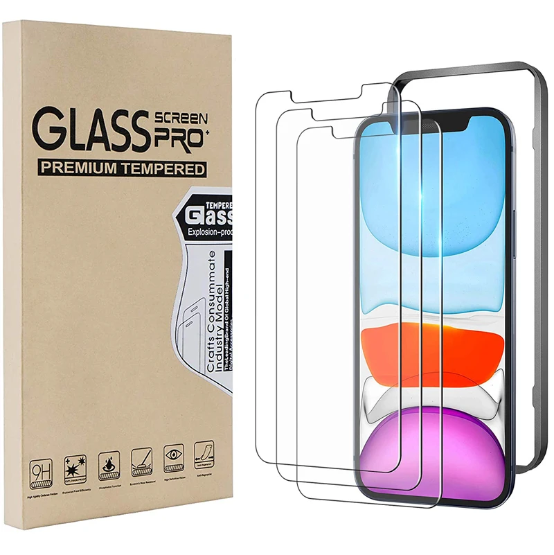 3 Pack high clear tempered glass screen protector for iPhone 13 Pro Max with easy installation frame super cheap for iPhone case
3 Pack high clear tempered glass screen protector for iPhone 13 Pro Max with easy installation frame super cheap for iPhone case