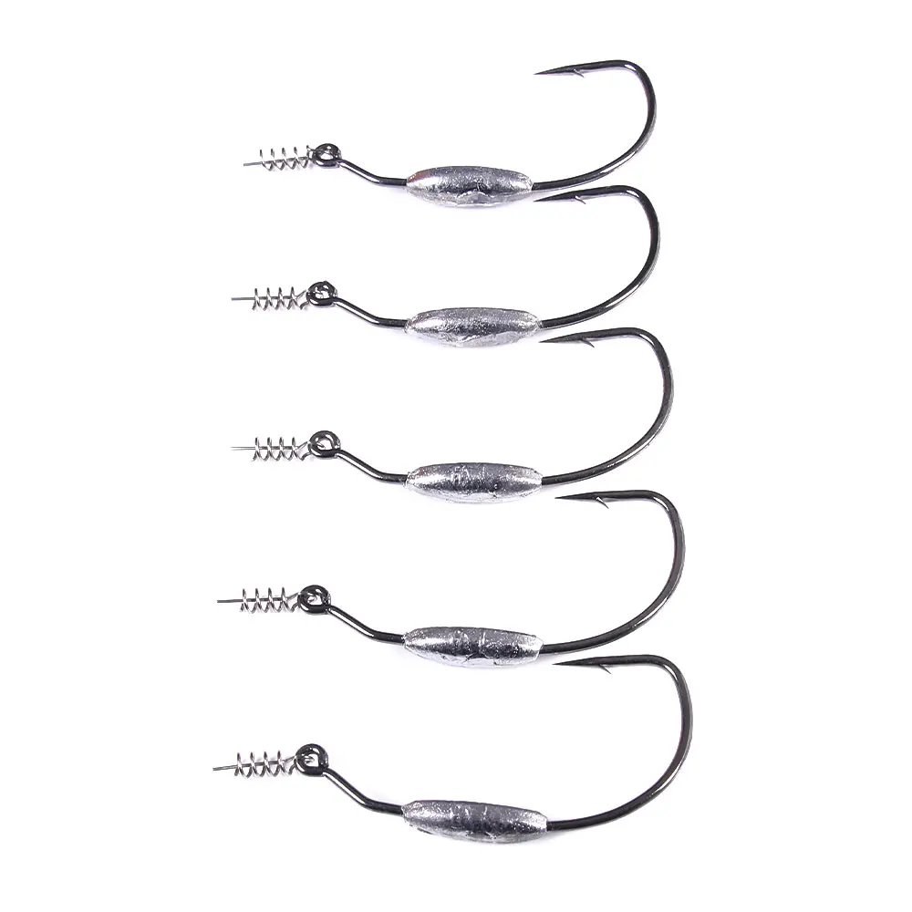 Wholesale 5pcs/bag High quality Spring pin with lead crank hook fishing lures, As pictures
Wholesale 5pcs/bag High quality Spring pin with lead crank hook fishing lures, As pictures