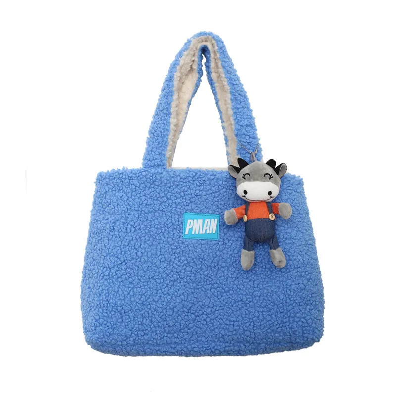 Lamb fur bag 2021 new trendy plush handbag women shoulder messenger bag student girl tote bag with customized LOGO, 4 colors
Lamb fur bag 2021 new trendy plush handbag women shoulder messenger bag student girl tote bag with customized LOGO, 4 colors