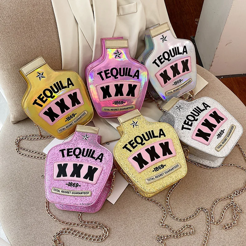 Sparkling Bag for Women Bottle Shaped Clutch Purse Elegant Cross Body Bag Shoulder Bags Crossbody Purse Evening Chain Handbag
Sparkling Bag for Women Bottle Shaped Clutch Purse Elegant Cross Body Bag Shoulder Bags Crossbody Purse Evening Chain Handbag